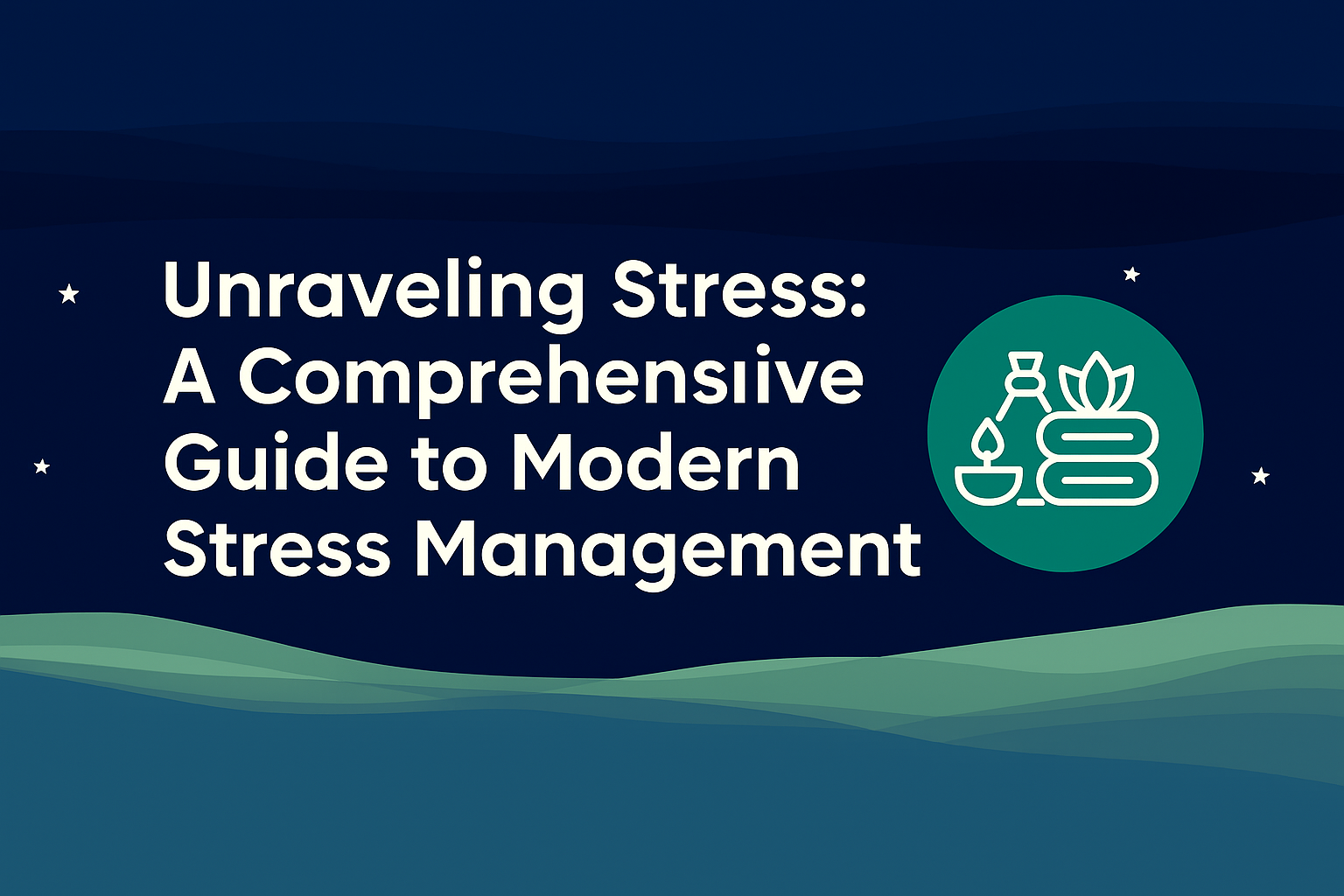 Featured Blog Image with title "Unraveling Stress: A Comprehensive Guide to Modern Stress Management"